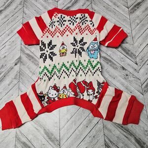 Sanrio Hello Kitty Dog Pajama XS / S Christmas Waffle Knit Forever 21